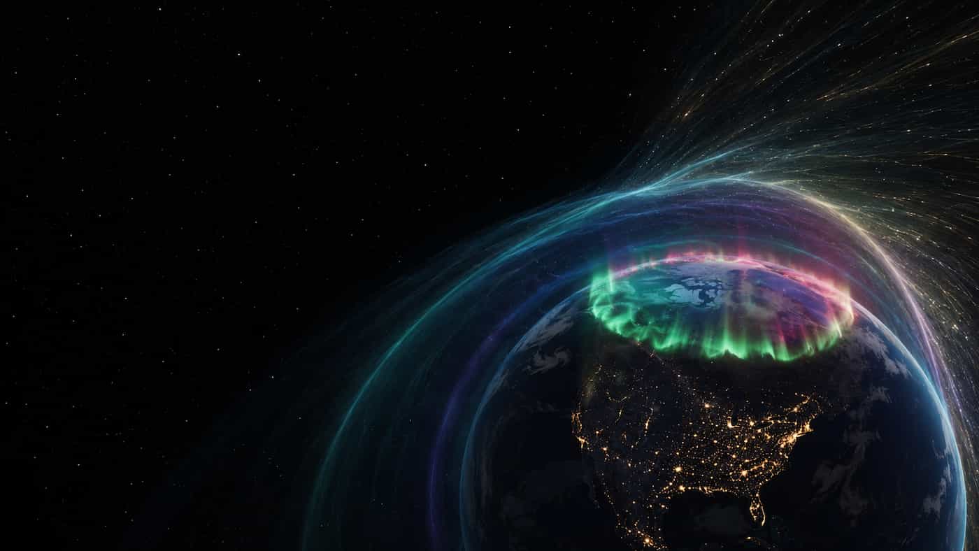 Der Irrtum, der Sonnenstürme harmlos rechnete Erde im Licht des Magnetfelds