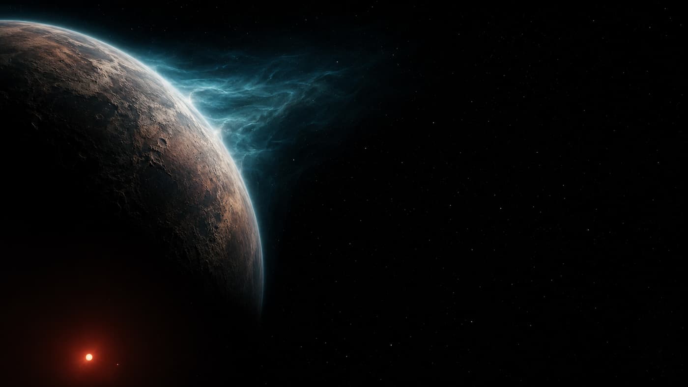 Dieser Planet verliert gerade seine Luft Ferne Welten und leuchtende Sterne