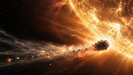 Komet C/2026 A1 stirbt an der Sonne – und verrät ein Himmelsschauspiel aus dem Jahr 363 Kometenstirz in den Feuerstein