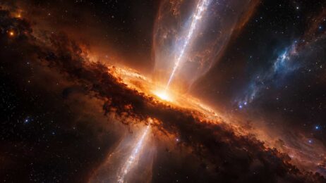 Kosmischer Protostern mit bipolaren Jets