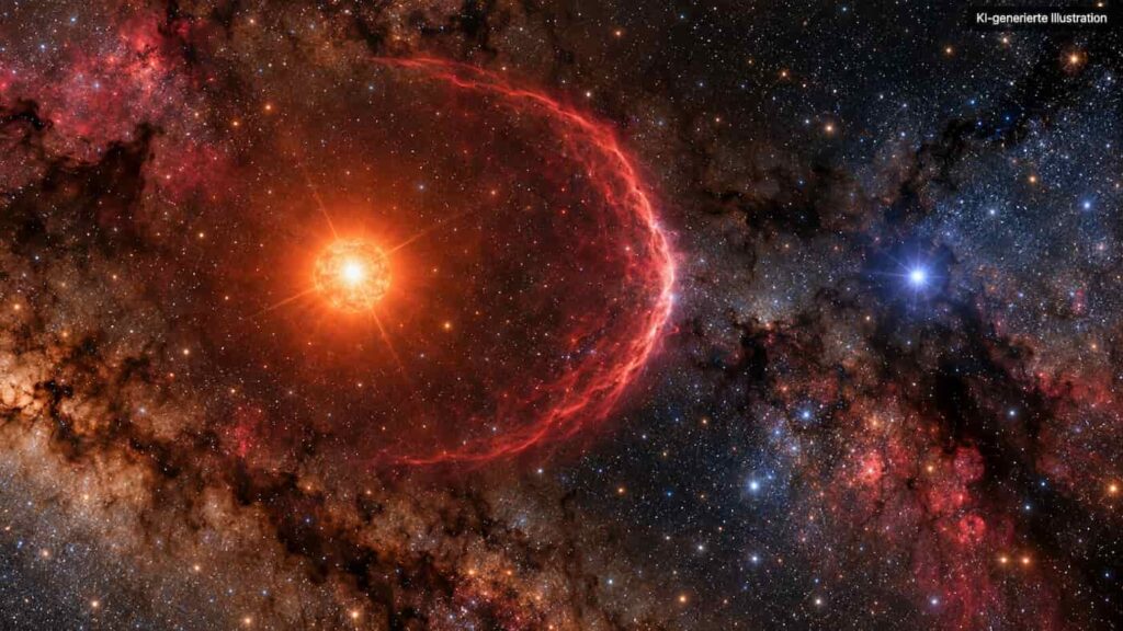 Der rote Bogen von VX Sagittarii