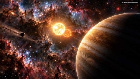 Das Geheimnis von Alpha Centauri: Fanden unsere Nachbarsterne erst nach ihrer Geburt zueinander? Gasriese in der kosmischen Sternenwiege