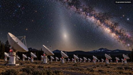 Gegenschein über dem Allen Telescope Array