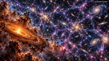 Ablaufdatum für die Dunkle Energie? Warum das Universum irgendwann aufhören könnte zu beschleunigen Sterngeburt im kosmischen Netz